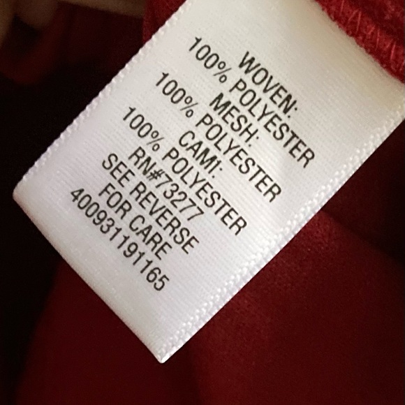 NWT Simply Vera Sequin Layered Party Dress Small Burgundy Chiffon Black … - Picture 7 of 12